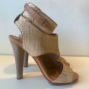 BCBG MAX AZRIA Martha heel. Best heeled summer sandal.
